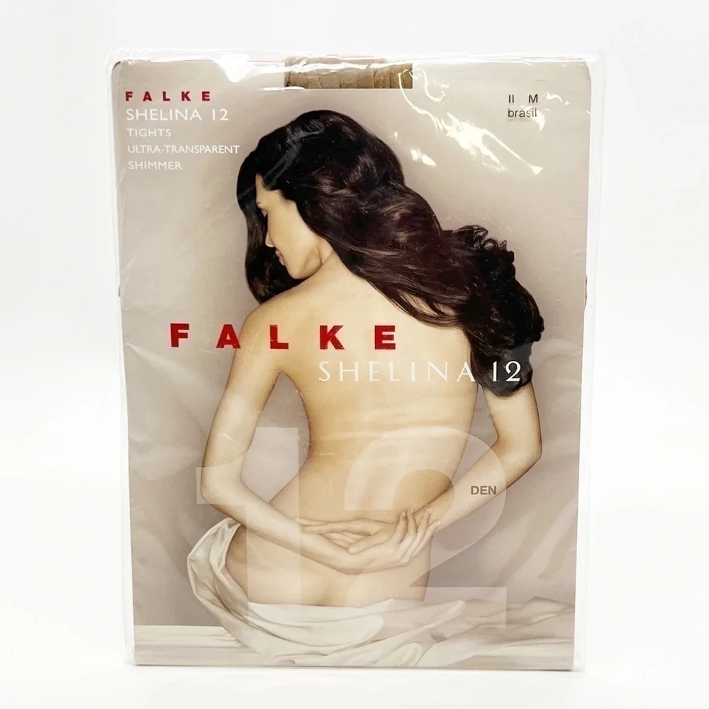 Falke Shelina 12 DEN Women’s Tights Size II / Medium Color Brasil New in Package